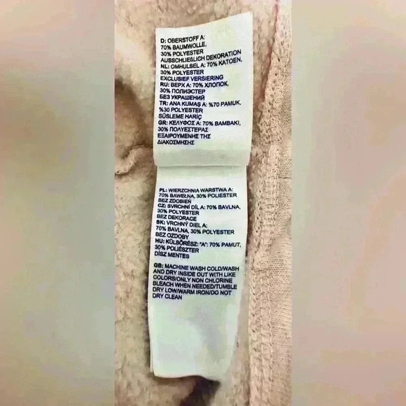 The North Face Camp Fleece Pullover Hoodie Girls Size XL in Peach Pink Color - Picture 8 of 11